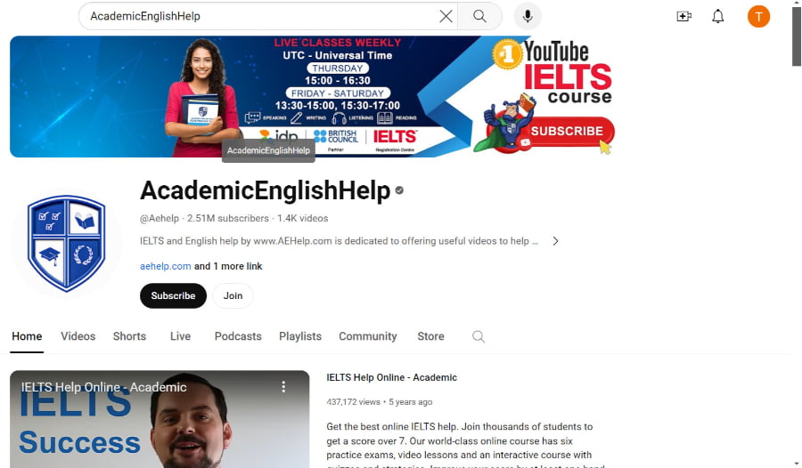 AE Help cung cấp rất nhiều video mô phỏng bài thi Speaking với các band điểm khác nhau AE Help cung cấp rất nhiều video mô phỏng bài thi Speaking với các band điểm khác nhau