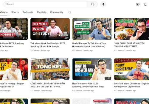Top 10+ các kênh youtube học IELTS miễn phí chất lượng nhất