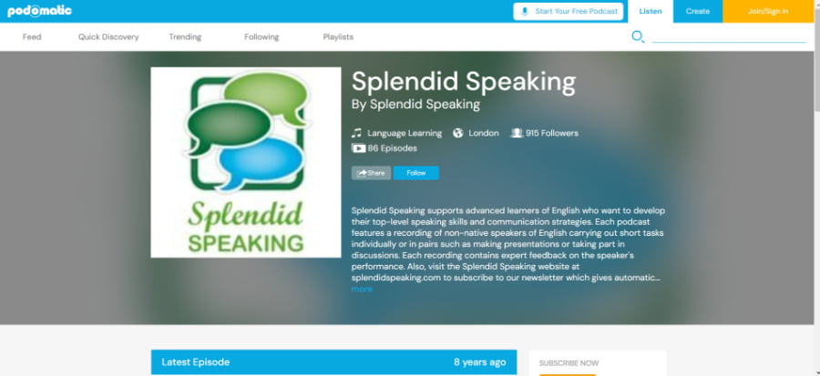Splendid Speaking Podcast Splendid Speaking Podcast