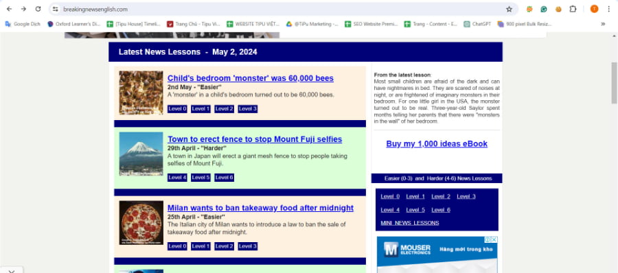 Breaking News English