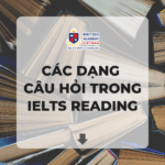 Các dạng câu hỏi trong bài thi IELTS Reading