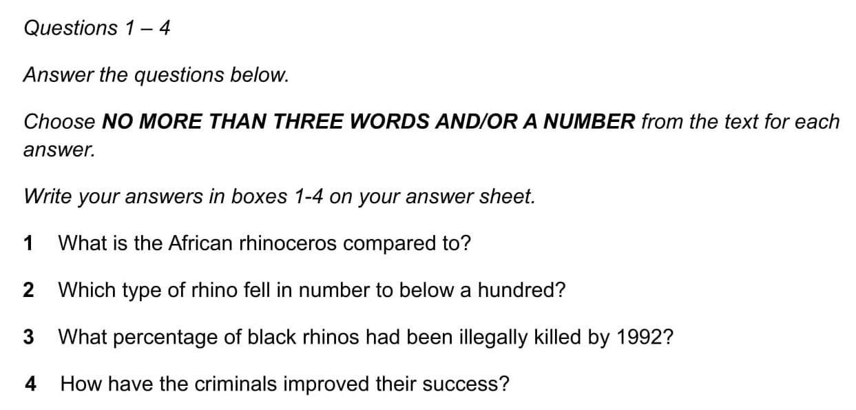 Short-answer Questions