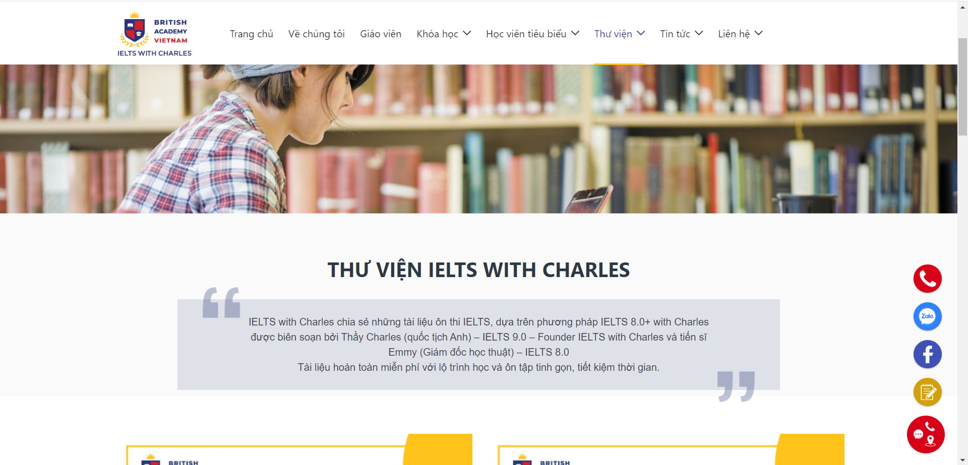 Thư viện IELTS With Charles