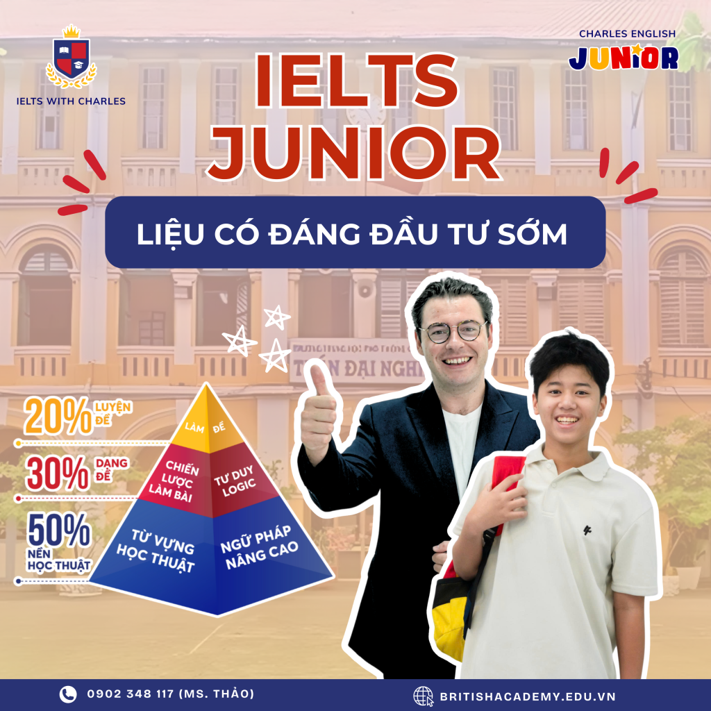 Khóa IELTS Junior dành riêng cho học sinh cấp 2