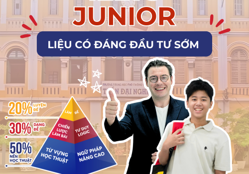 Khóa IELTS Junior dành riêng cho học sinh cấp 2