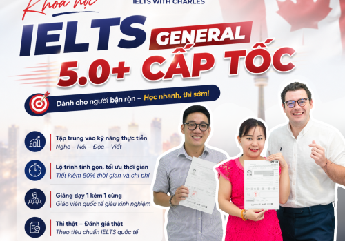 Khóa học IELTS General cấp tốc