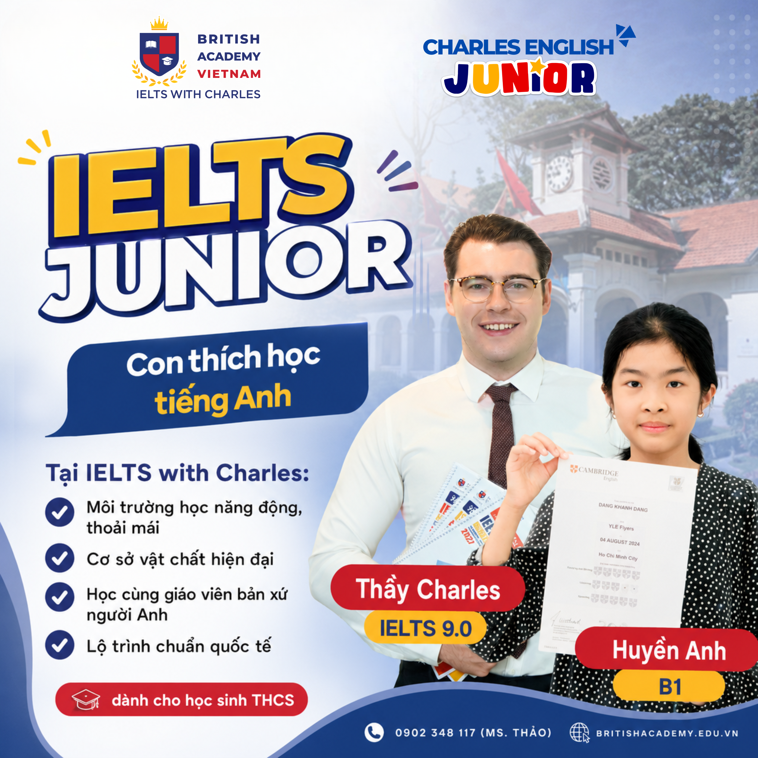 IELTS JUNIOR DÀNH CHO HỌC SINH CẤP 2