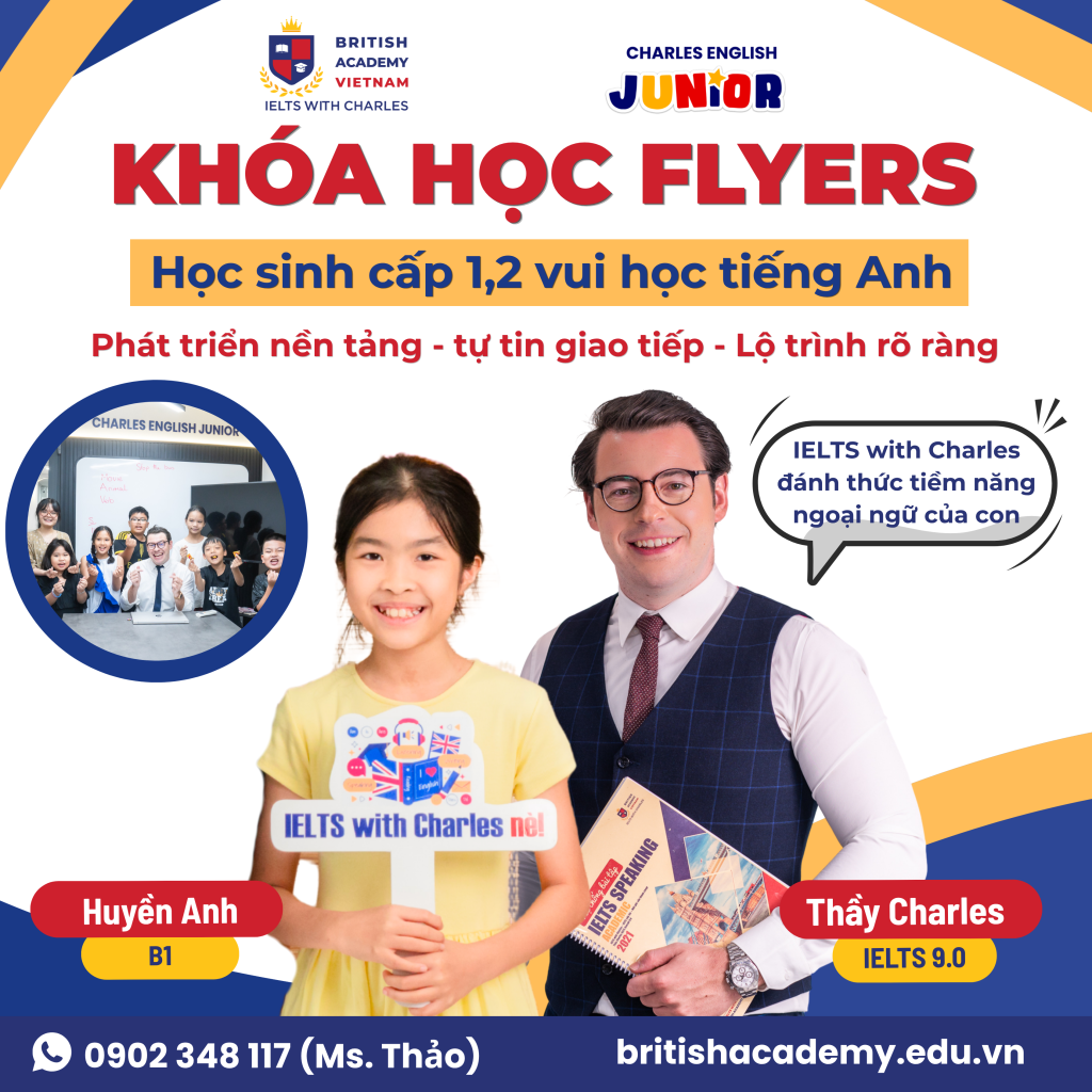 Chứng chỉ A2 Flyers chuẩn Cambridge