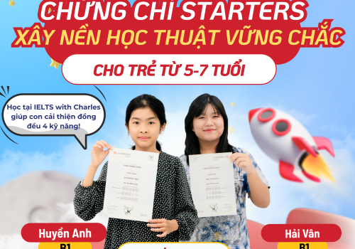 Chứng chỉ Starters cho trẻ từ 5-7 tuổi