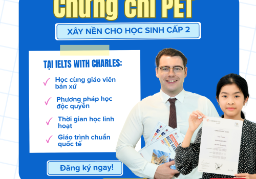 Chứng chỉ PET Cambridge