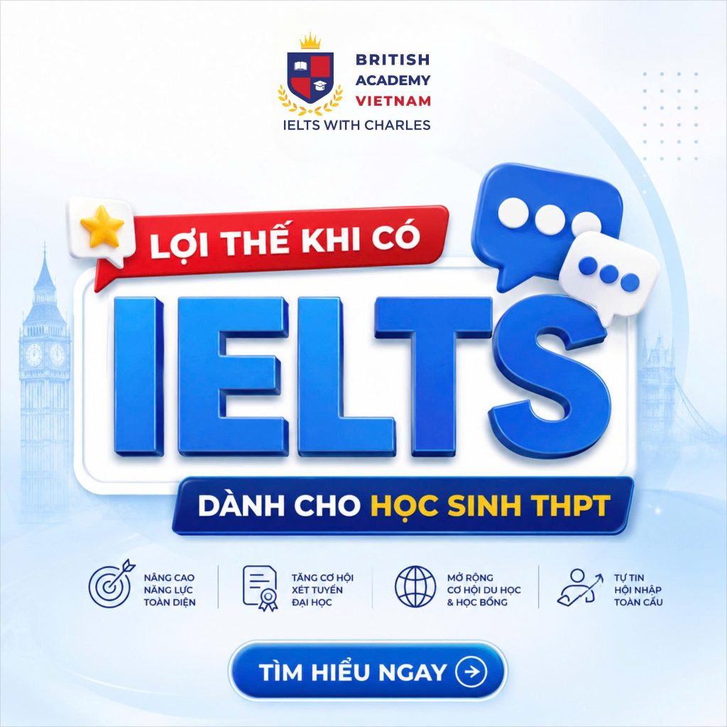 LỢI THẾ KHI CÓ IELTS CHO HỌC SINH CẤP 3