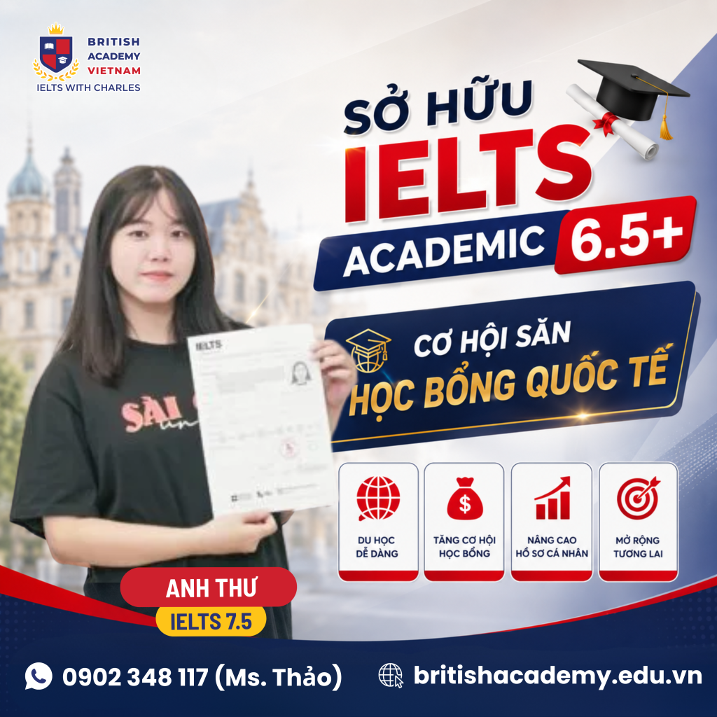 Chứng chỉ IELTS để săn học bổng du học