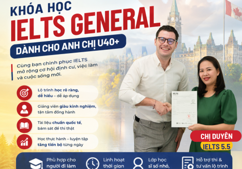 U40 học IELTS