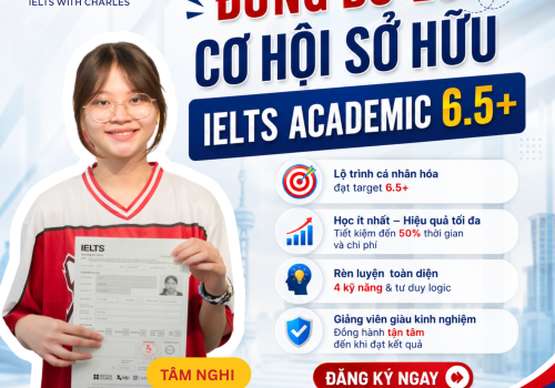 điểm ielts academic 6.5
