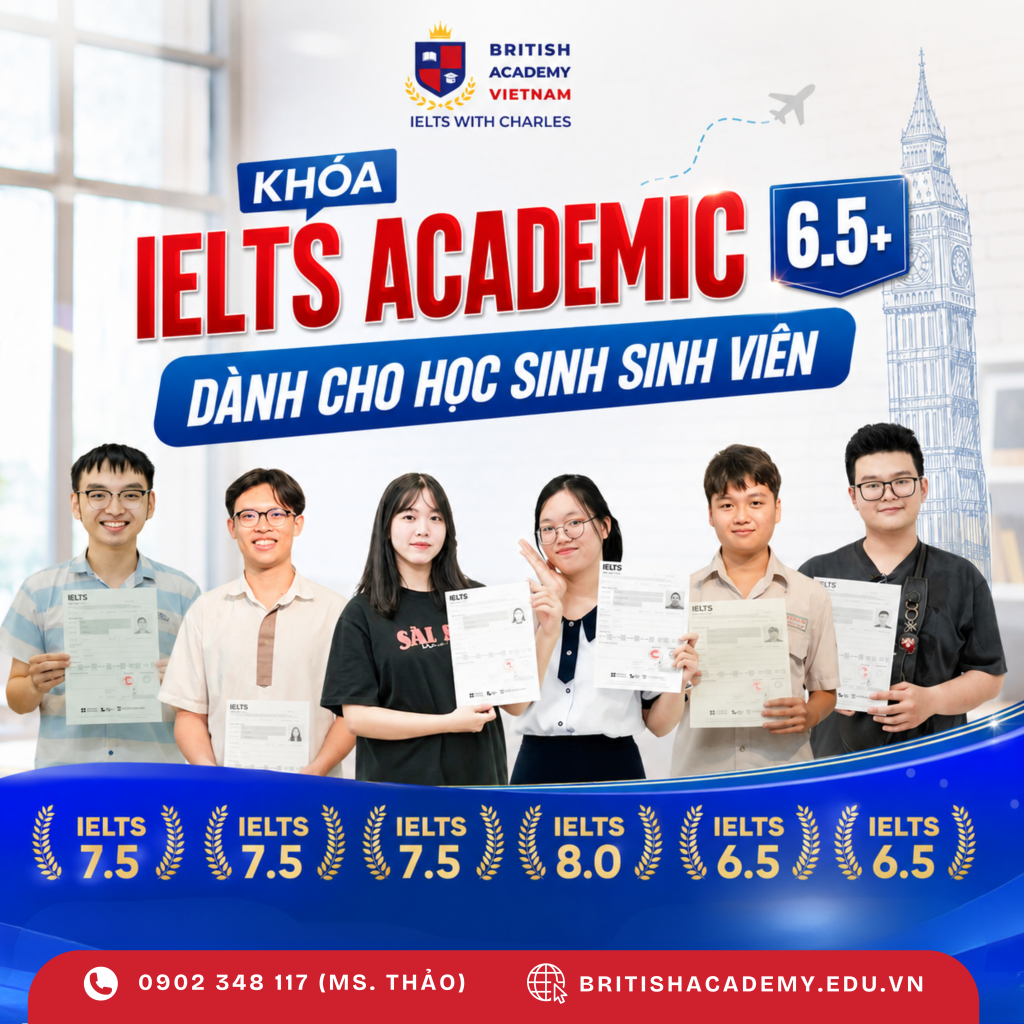 Trung tâm luyện thi IELTS Academic band cao