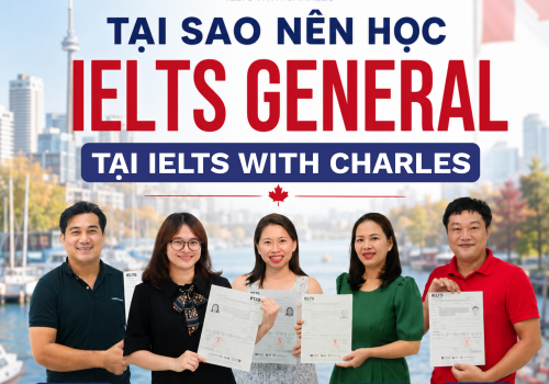 học ielts general tại IELTS with Charles