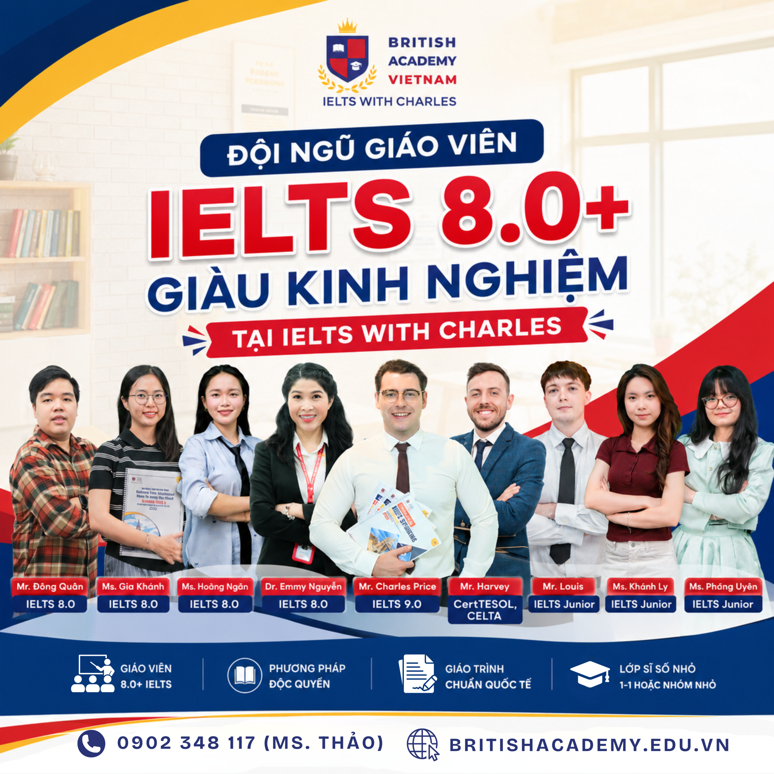 học ielts tại IELTS with Charles