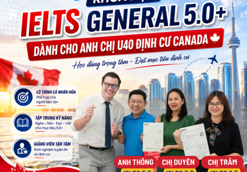 Lộ trình học IELTS hiệu quả dành cho anh chị U40