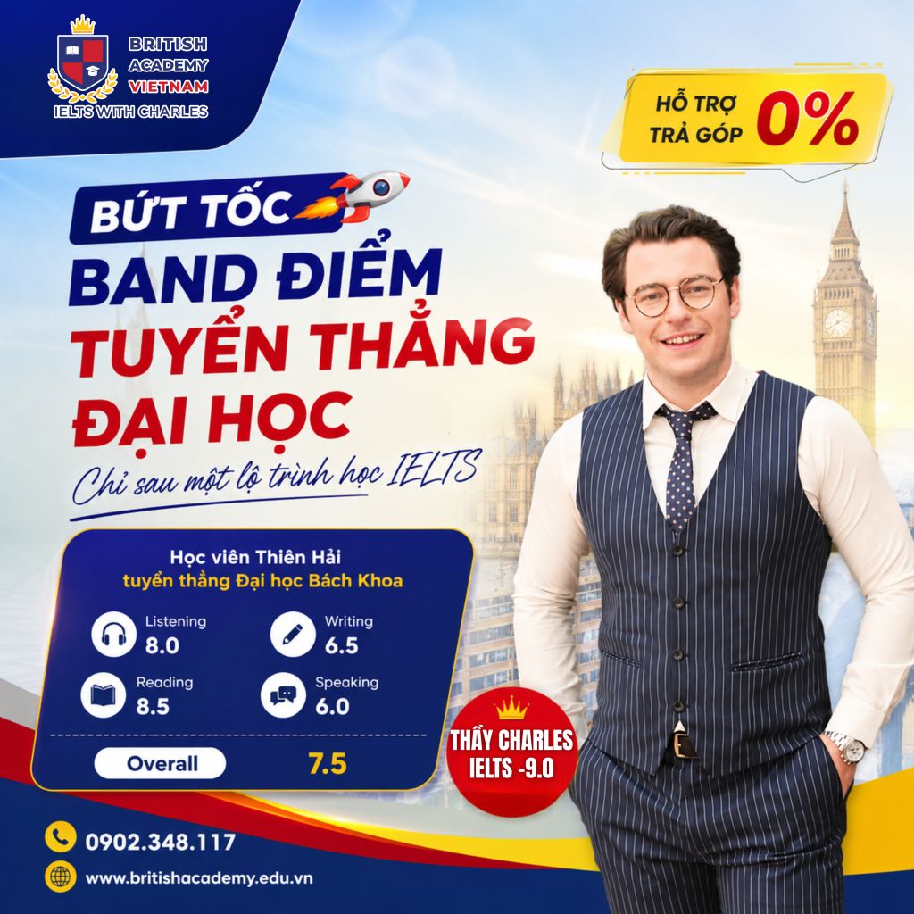tuyển thẳng đại học với ielts academic