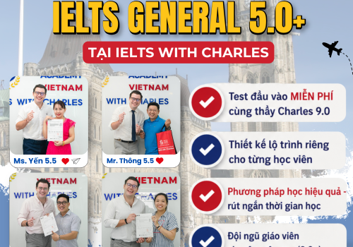 trung tâm luyện thi IELTS general cấp tốc uy tín