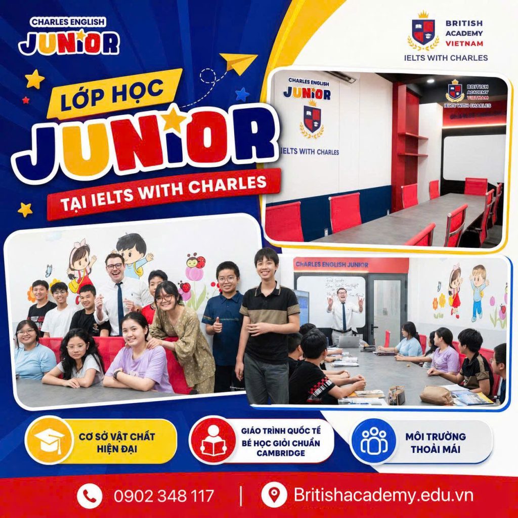 khóa ielts junior dành cho học sinh cấp 2