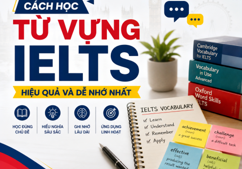 Cách học từ vựng IELTS hiệu quả và dễ nhớ nhất