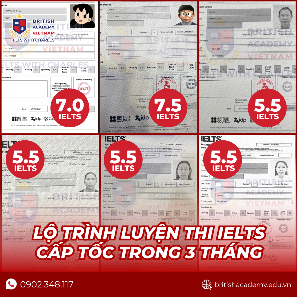 lộ trình luyện thi ielts cấp tốc trong 3 tháng