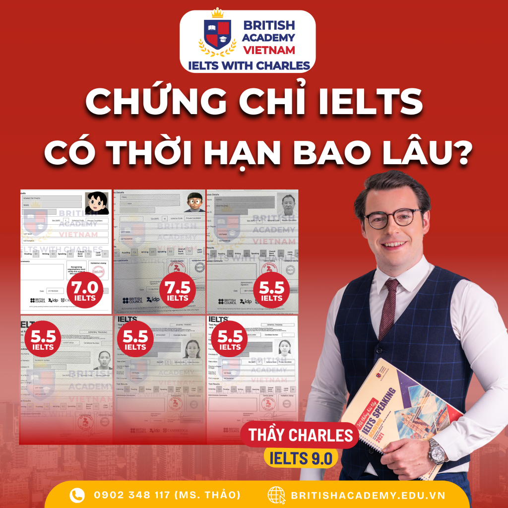 chứng chỉ ielts có giá trị bao lâu