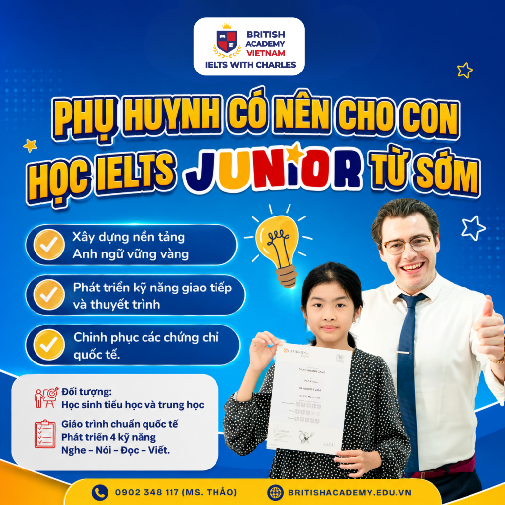 có nên học ielts junior sớm không