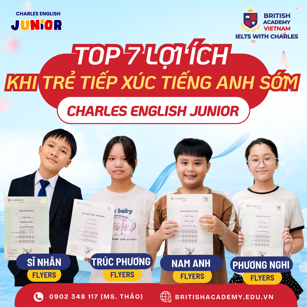 LỢI ÍCH KHI TRẺ TIẾP XÚC TIẾNG ANH TỪ SỚM