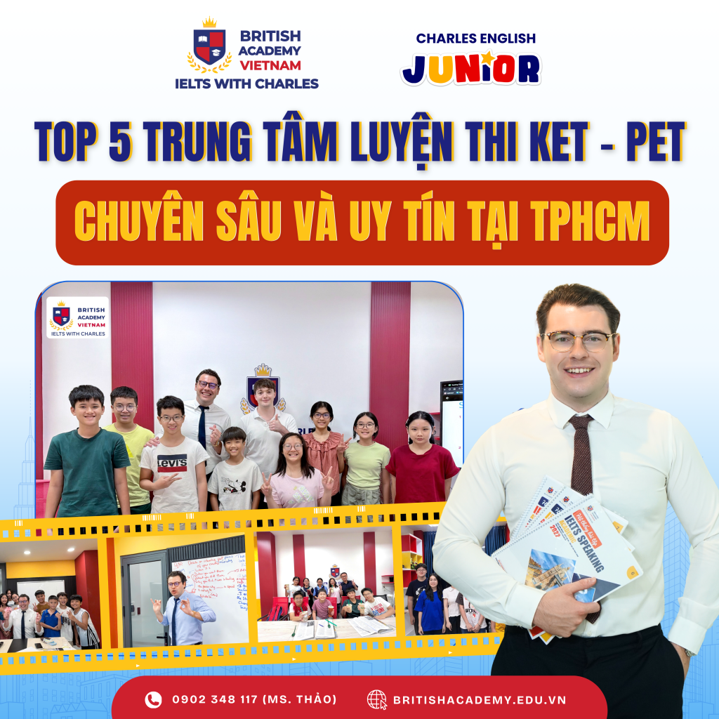 top 5 trung tâm luyện thi ket pet uy tín