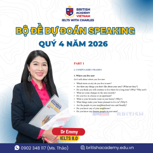 BỘ ĐỀ DỰ ĐOÁN SPEAKING QUÝ 4 2026