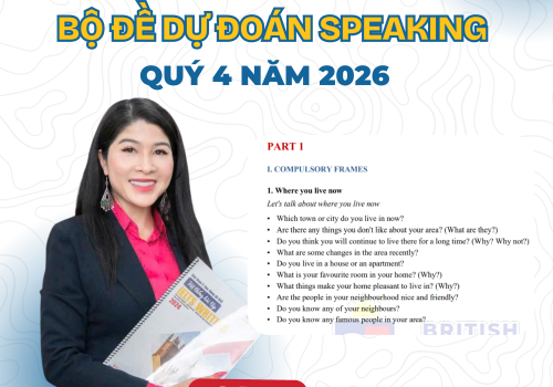 BỘ ĐỀ DỰ ĐOÁN SPEAKING QUÝ 4 2026