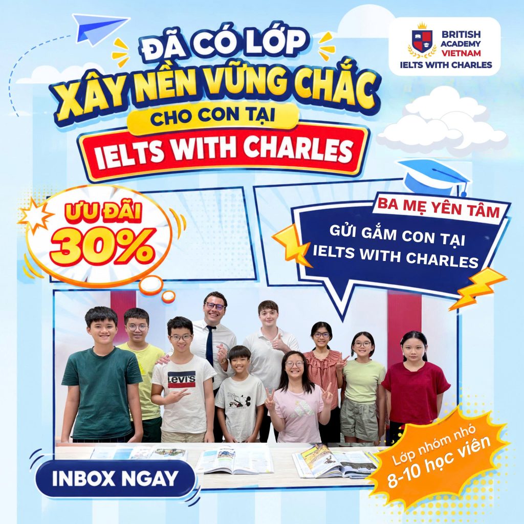 Khóa học IELTS Junior: Luyện thi IELTS cho học sinh cấp 2
